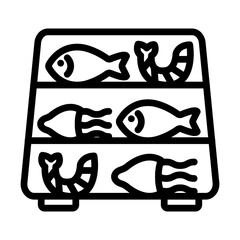 SeafoodSection line icon