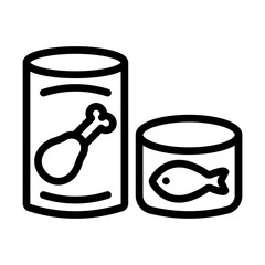 CannedGoods line icon