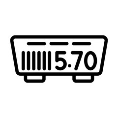ShelfLabel line icon
