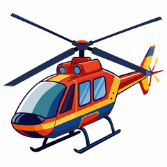 Fototapeta premium helicopter vector illustration