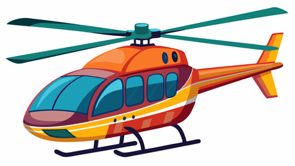 Fototapeta premium helicopter isolated on white
