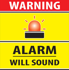 Alarm warning sign.eps