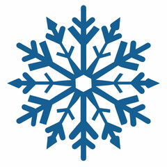 snow flacks silhouette vector