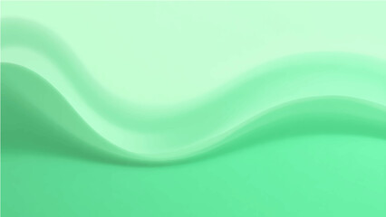Soft light green gradient abstract background with flowing curves and grain texture.