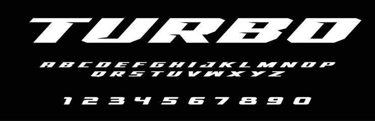 Turbo lettering font Vector silver effect graphic design. Apparel clothing prints eps svg png. Motorsport designs posters stickers. Download it Now in high resolution format and print it in any size