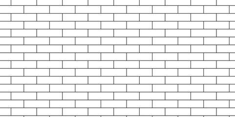 Fototapeta premium white brick wall texture and solid bricks seamless pattern background. 