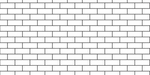 Obraz premium white brick wall texture and solid bricks seamless pattern background. 