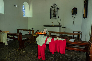 Messfeier in der Kapelle vom Klauser Wäldchen in Kornelimünster