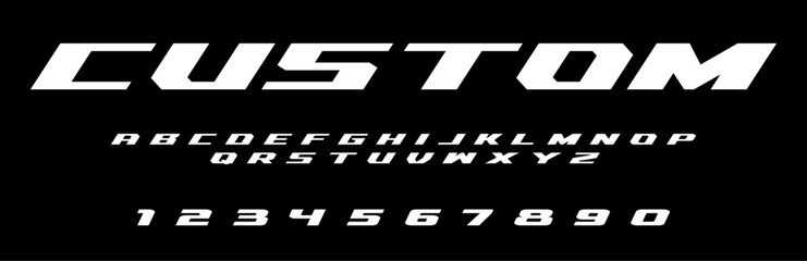 Custom lettering font Vector silver effect graphic design. Apparel clothing prints eps svg png. Motorsport designs posters stickers. Download it Now in high resolution format and print it in any size