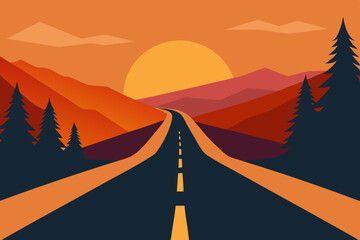 road to the mountains