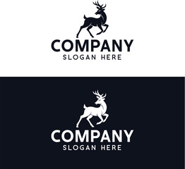 Deer Logo Design. Majestic Animal Symbol for Nature Brands, Outdoor Gear, or Wildlife Organizations