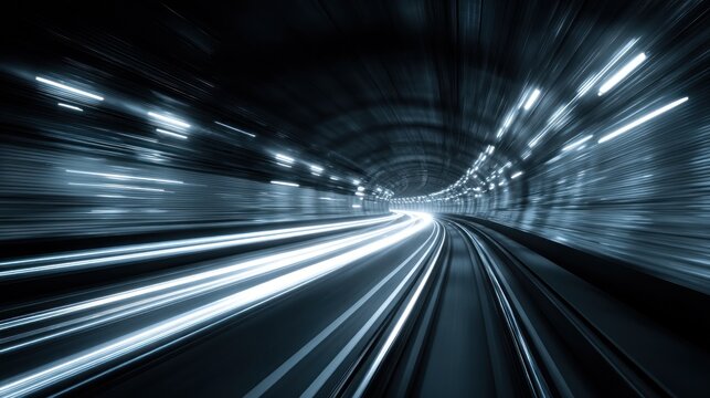 Tunnel motion blur