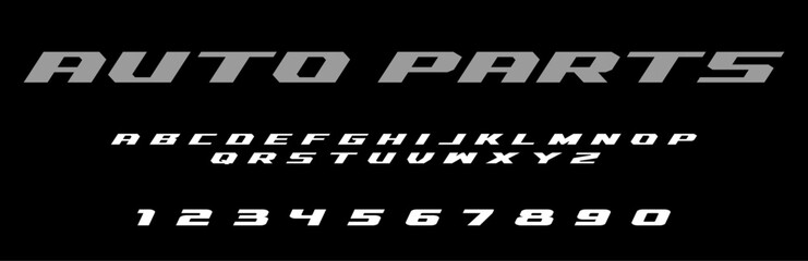 Auto Pa lettering font Vector silver effect graphic design. Apparel clothing prints eps svg png. Motorsport designs posters stickers. Download it Now in high resolution format and print it in any size