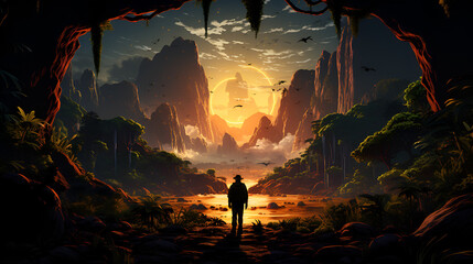 cave in the mountains