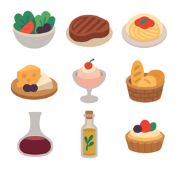 Studio Personnel Icons. Flat icon set of studio personnel roles: sound engineer, producer, vocalist, session