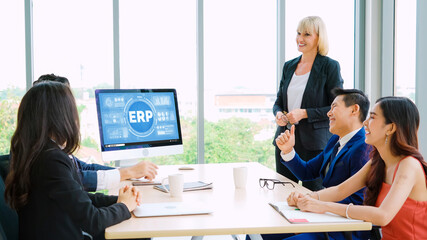 ERP enterprise resource planning software for modish business to plan the marketing strategy