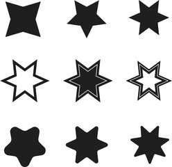 set of star icons