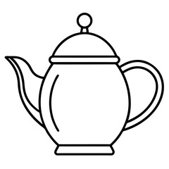 teapot isolated on white