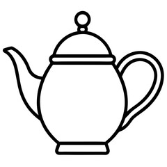 Fototapeta premium teapot isolated on white