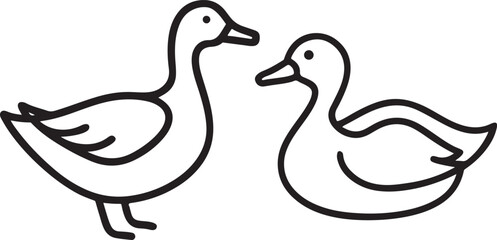 duck-line-art-with-white-background.eps