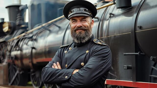 Train Station Uniformed Official