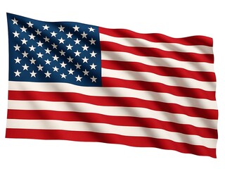American flag waving usa patriotic star and stripes