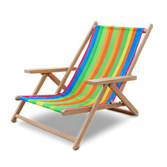 beach chair isolated on transparent background