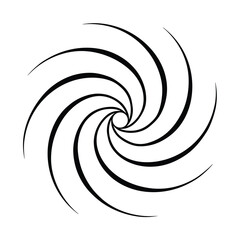 Wind Swirl graphic perfect for seasonal themes Vector illustration