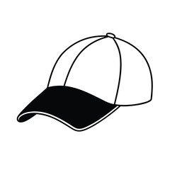 Baseball Cap graphic perfect for seasonal themes Vector illustration