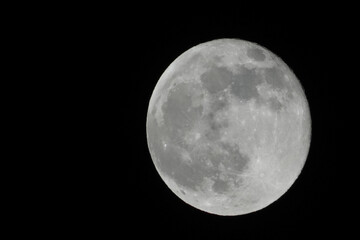 moon in the night sky
