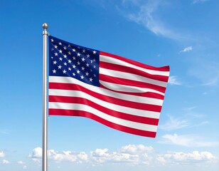 Obraz premium American flag of United States of America, AI generated