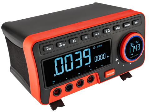 Modern multimeter with LCD screen