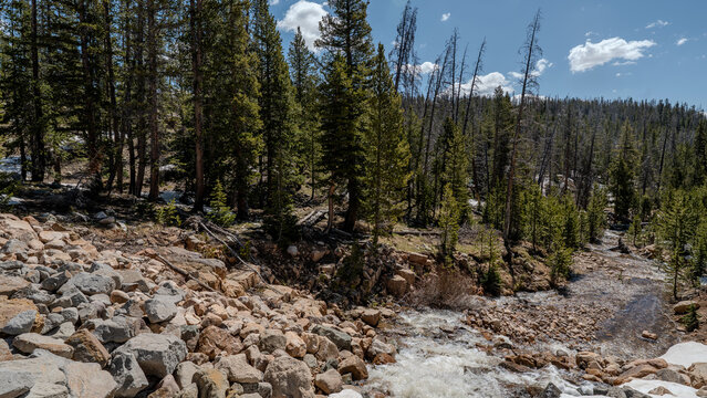 Alpine Lake in the Uinta Mountains