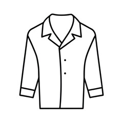 Open Shirt graphic perfect for seasonal themes Vector illustration