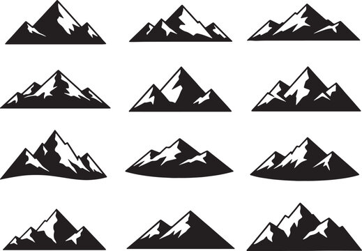 Mountain landscape vector illustration design