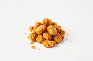 Fototapeta premium Golden Crispy Chicken Nuggets