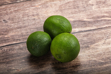 Green sour tropical Lime fruit