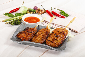 Thai Street foof pork satay