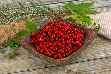 Natural organic wild forwst lingonberry