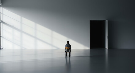 Fototapeta premium Alone in the Light