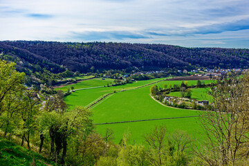 beautiful morning in the ancient city of Eichstatt