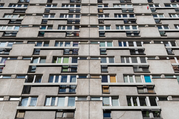 Old Socialist Apartment Building in Warsaw