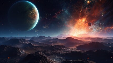 Alien Planet Sunrise.