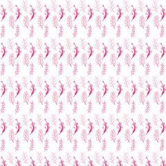 digital silk scarf design with seamless textile pattern