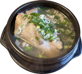 Samgyetang, Korean traditional chicken soup