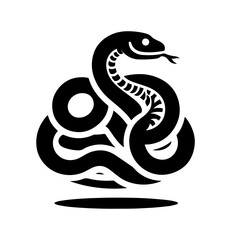 Fototapeta premium Snake Silhouette