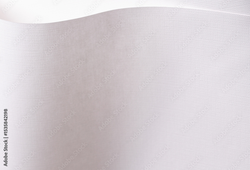Poster subtle white paper texture with wavy lines and fine details, captured in a refined, macro closeup.
