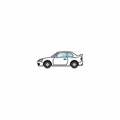 Fototapeta premium Race Car Vector Set