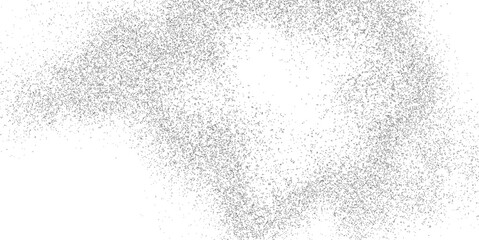 Grunge black texture overlay pattern sample on background. eroded grunge backdrop, film grain overlay texture with little black dots, mockup for old photo or picture. Vector Illustration