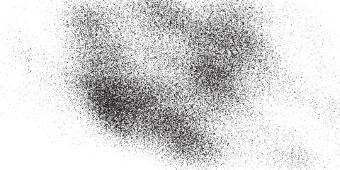 Grunge black texture overlay pattern sample on background. eroded grunge backdrop, film grain overlay texture with little black dots, mockup for old photo or picture. Vector Illustration